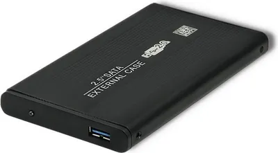 Obrázok produktu pre Hliníkové puzdro pre HDD/SSD 2,5" SATA3 | USB 2.0 | čierne