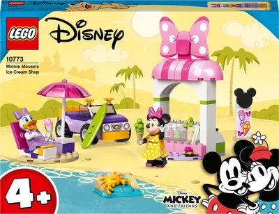 Zdjęcie produktu dla LEGO Disney Mickey and Friends Sklep z lodami Myszki Minnie, Zestaw do budowania, 4 lat(a), Plastik, 0 szt., 300 g