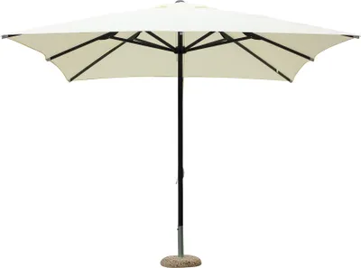 Immagine prodotto di Milani Home - ombrellone in alluminio 3 x 3 m di design per esterno giardino cm 300 l x 300 p - Beige