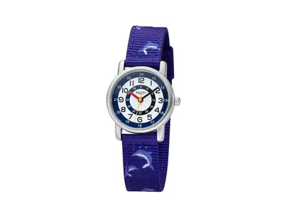 Produktbild von Regent Jungen Analog Quarz Uhr mit Textil Armband 12400317