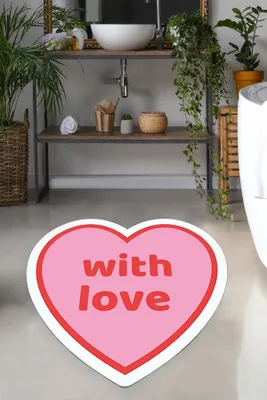 Produktbild von Mijolnir, Welove 100, Badematte, Mehrfarbig, 100% POLYESTER, 100 x 100 cm