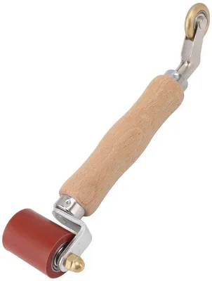 Imagen del producto de Aplicador de silicona para montaje en pared, duradero y ajustable, de color rojo. Compatible con conexiones de PVC y TPO. Herramienta práctica para profesionales. Diámetro: 40 mm