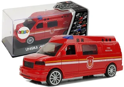 Produktbild von Feuerwehrauto Lichter Sound Spielzeugauto Spielzeug Feuerwehr Pullback, Größe:UNIVERSAL