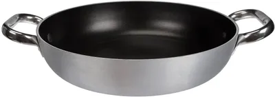 Image de Poêle à omelette en aluminium avec 2 poignées, diamètre 28 cm