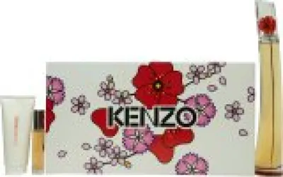 Produktbild von Kenzo Flower by Kenzo L'Absolue Gift Set 100ml EDP + 10ml EDP + 75ml Body Lotion