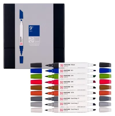 Obrázek produktu pro Sada fixů s 9 barvami Pantone