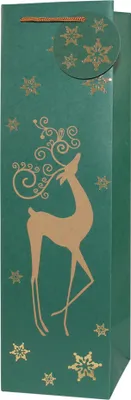 Produktbild von CACTUS Weihnachts-Flaschentüte "Hirsch"