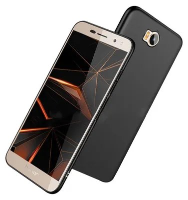 Zdjęcie produktu dla Twarde etui na telefon komórkowy Huawei Y5 2017 Slim Cover Matowy pokrowiec ochronny, czarny
