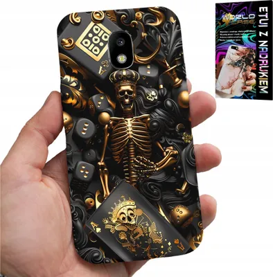 Image de Etui Pour Samsung Galaxy J5 2017 - King Poker Dice Ace Designs For Men + Glass