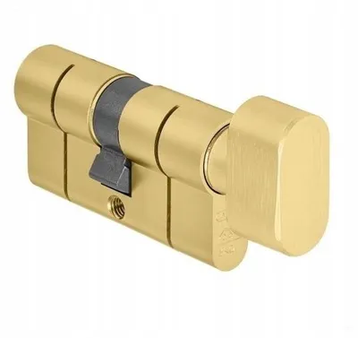 Produktbild von ABUS Schließzylinder 30/35 mit Knauf Messing Klasse C