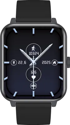 Image de myPhone Watch Classic 2 4.7 cm (1.85") IPS Digital 240 x 284 pixels Touchscreen Black