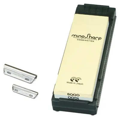 Immagine prodotto di Grana 1000/8000 Pietra per affilare coltelli Global Minosharp 472 bifacciale