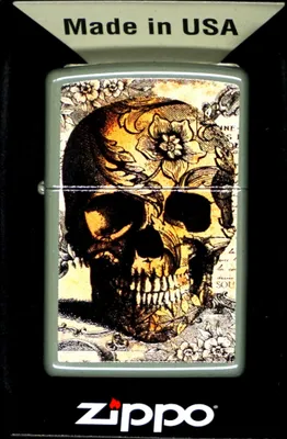 Produktbild von Zippo Benzinfeuerzeug Skull Vintage 60006886