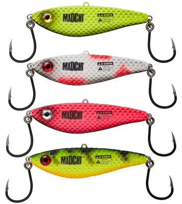 Produktbild von Madcat Vibratix Vertikalköder, Größe / Gewicht / Farbe:Gr. 10cm / 90g / Firetiger UV