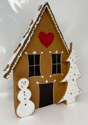 Produktbild von Dekofigur Pfefferkuchen Haus 69 x 57 x 11,5 cm