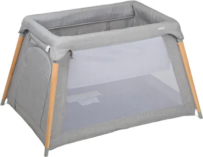 Produktbild von Babygo Reisebett Groovy, grau inkl. 2. Ebene