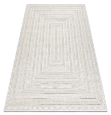 Image de Tapis SANTO SIZAL 0999 géométrique blanc blanc 180x270 cm