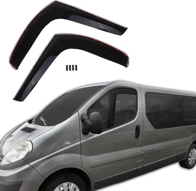 Image de GP Déflecteurs Deflecteurs D'Air Pour Opel Vivaro A 2001-2014 2pcs, Aérodynamique, Montage Facile