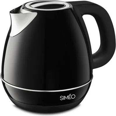 Produktbild von Simeo BVI170, 1,2 l, 1850 W, Schwarz, Edelstahl, Regelbare Temperatur, Wasserstandsanzeige