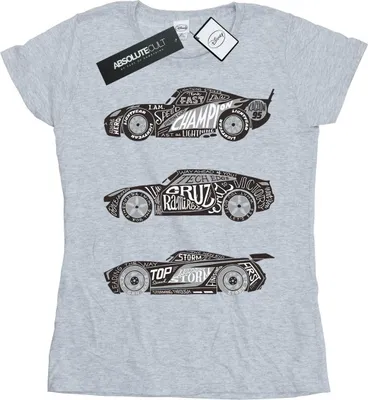 Produktbild von Disney - "Cars" T-Shirt für Damen BI13953 (M) (Grau)