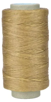 Gewachster Nähfaden 150D 250 m für Lederhandwerk, Naturfarbe