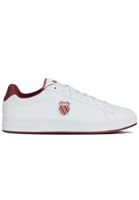 Produktbild von K-Swiss Court Shield White/Bruschetta/Cabernet Größe EU 45