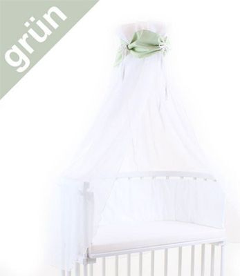 Babybay Himmel für alle Modelle grün-weiss