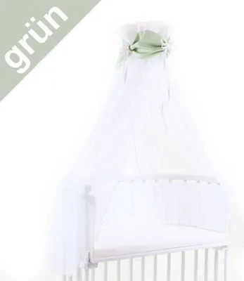 Produktbild von Babybay Himmel für alle Modelle grün-weiss