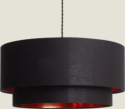 Produktbild von Pendelleuchte Leinen Reflect Duo Schwarz