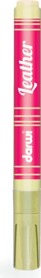 Produktbild von Darwi 6x DARWI Ledermarker, Spitze 2mm, Inhalt 6ml, Gold - Gold DA0420013050C