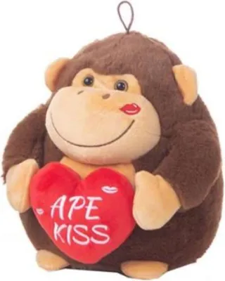 Immagine prodotto di Peluche cuore di gorilla 22 cm