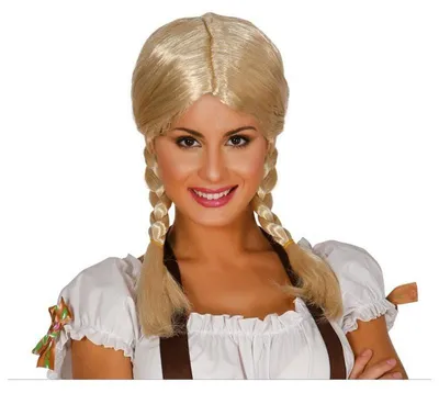 Obrázek produktu pro Dětská oblíbená paruka s copánky blond
