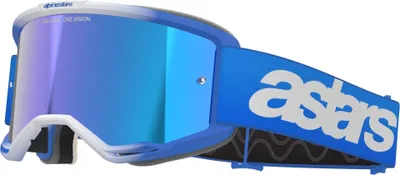 Produktbild von Alpinestars Vision 5 Blaze Mirror Motocross Brille, blau, Einheitsgröße