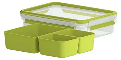 Zdjęcie produktu dla EMSA 518100, Pudełko, Prostokątny, 1,2 l, Przezroczysty, Niemcy, 163 mm