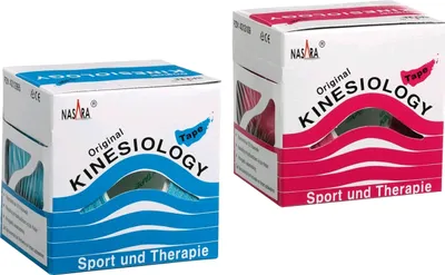 Produktbild von Nasara Kinesiology Tapes als Vorteilsbundle : 2er - blau/pink Was?: 2er - blau/pink