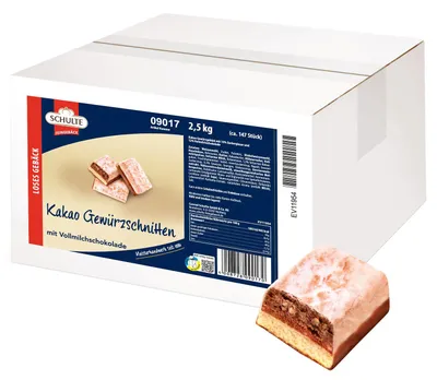 Produktbild von Schulte Kakao Gewürzschnitten 2,5kg