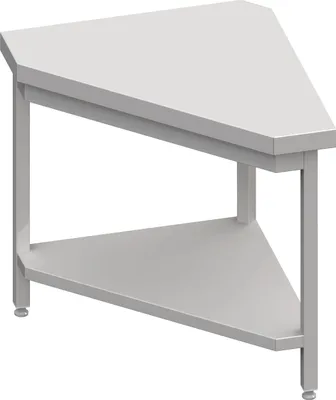 Produktbild von Neutralausgabe 90° Inneneckmodul 785x785x880 mm, Edelstahlarbeitsplatte