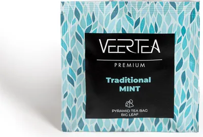Produktbild von Veertea, Tee Set, 40 Pyramidenbeutel, Geschenkset,Pfefferminztee, 2,5g