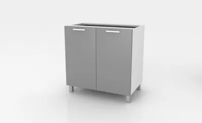 Obrázek produktu pro Kuchyňská skříňka dřezová 80 cm - NAT ZL80 2D