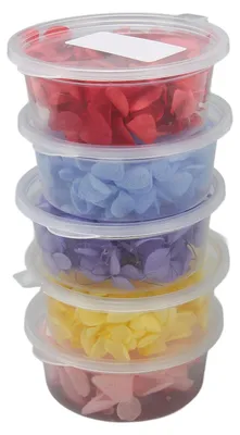 5 gepresste Trockenblumen Hortensie DIY Basteln 5 Farben