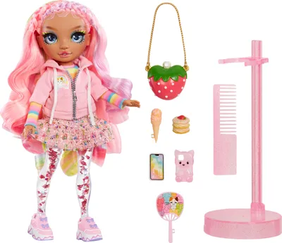 Image de Poupée de mode Rainbow High Sparkle & Shine - Rosetta (rose)