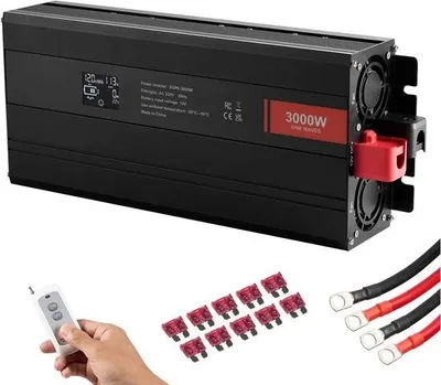 Immagine prodotto di Inverter a onda sinusoidale pura con una potenza di 3000 W, un inverter da 12 V CC a 230 V CA