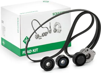 Produktbild von INA 529 0484 10 Keilrippenriemensatz für AUDI A4 Avant (8K5, B8)