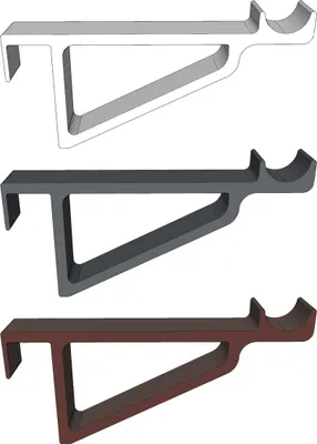 Fensterhaken breit