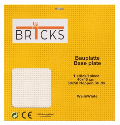 Produktbild von BR1CKS Baseplate White 50x50