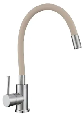 Produktbild von Küchenarmatur mit flexibler Silikonbrause – Wasserhahn mit Einhebelmischer für die Spüle – Mischbatterie für die moderne Küche, leicht zu montieren