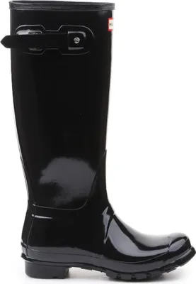 Produktbild von Hunter Original Tall Gloss Boot Black Größe EU 40,5