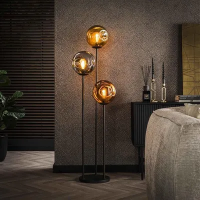 Produktbild von Hoyz-Kollektion – Stehleuchte 3x Ø25 Stellar – Artic Black