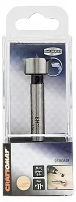Produktbild von Craftomat Forstnerbohrer 22 mm Hartmetall Präzisionsbohrer