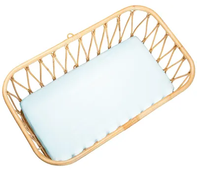 Productafbeelding van Spreeklaken Jeanne - 40 x 80 cm - Hemelsblauw | van SEVIRA KIDS